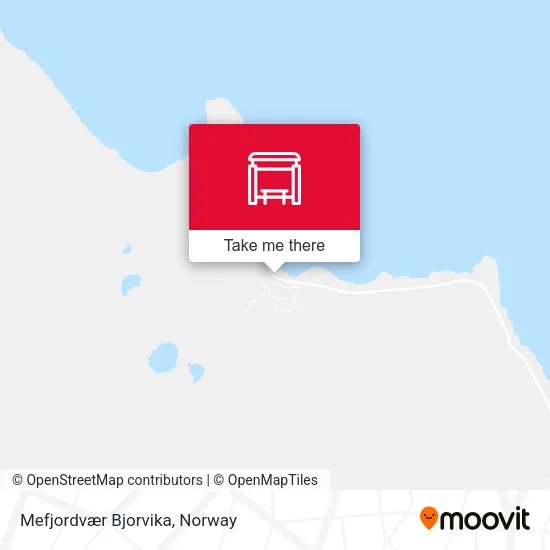 Mefjordvær Bjorvika map
