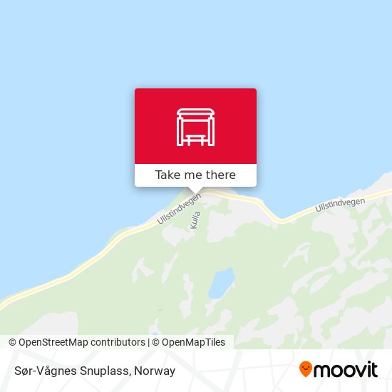 Sør-Vågnes Snuplass map