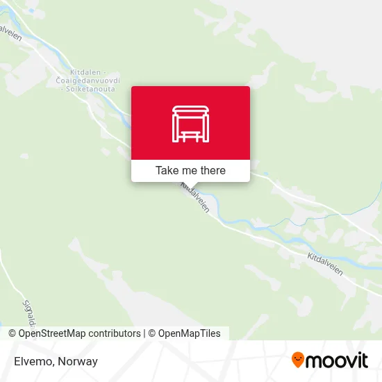 Elvemo map