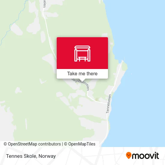 Tennes Skole map