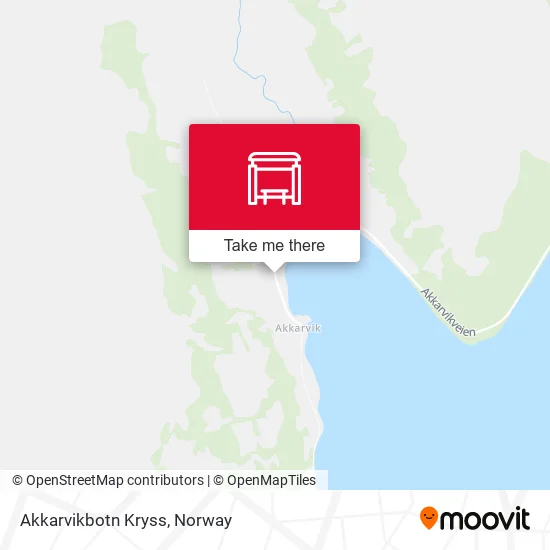 Akkarvikbotn Kryss map