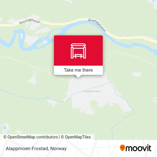 Alappmoen Frostad map