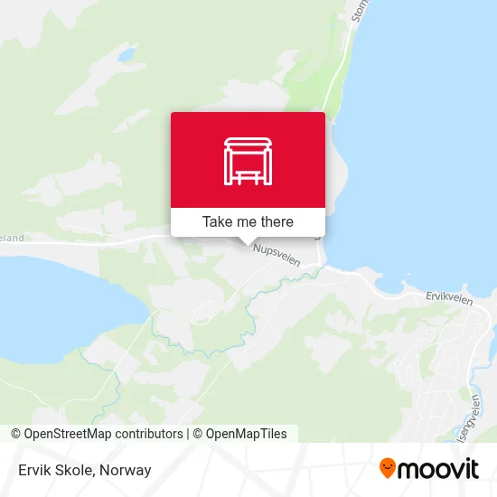 Ervik Skole map