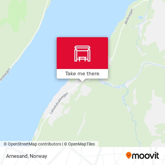 Arnesand map