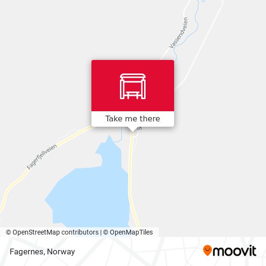 Fagernes map