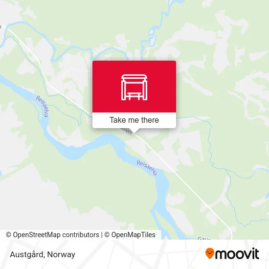 Austgård map