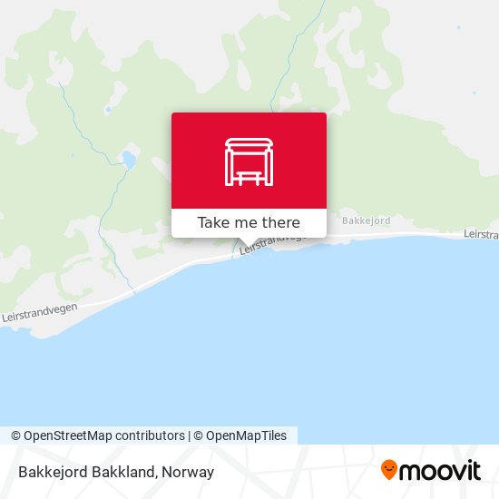 Bakkejord Bakkland map