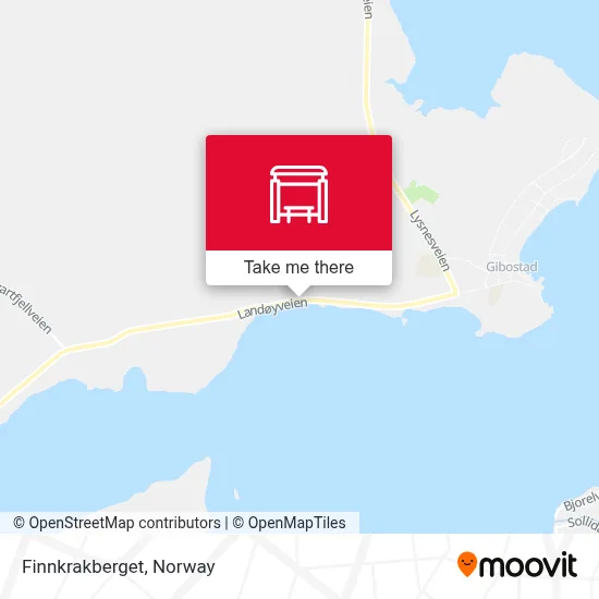 Finnkrakberget map