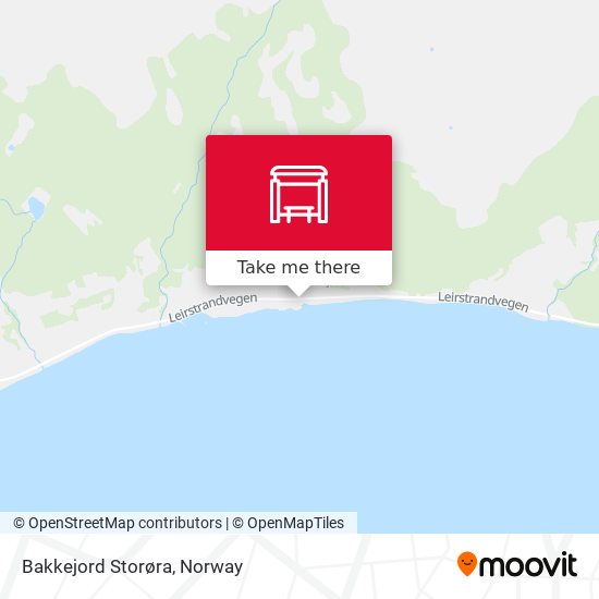 Bakkejord Storøra map