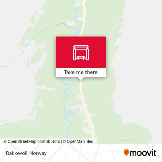 Bakkevoll map