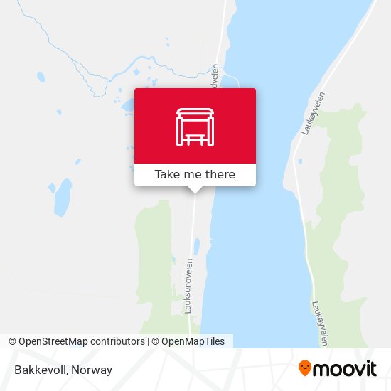 Bakkevoll map