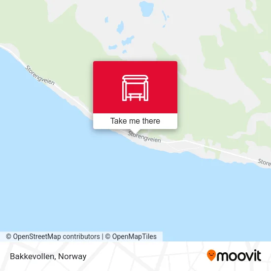 Bakkevollen map