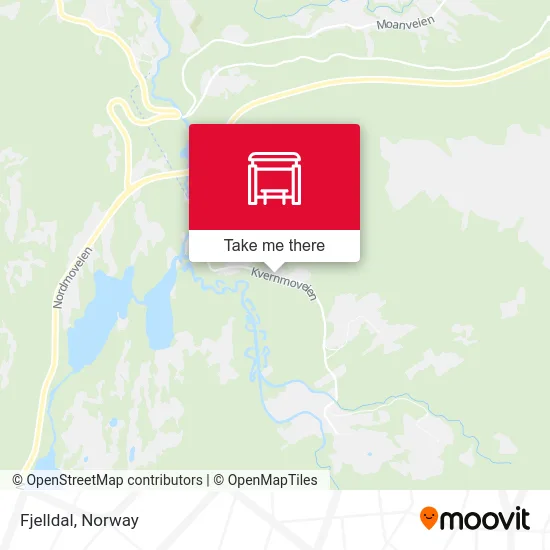 Fjelldal map
