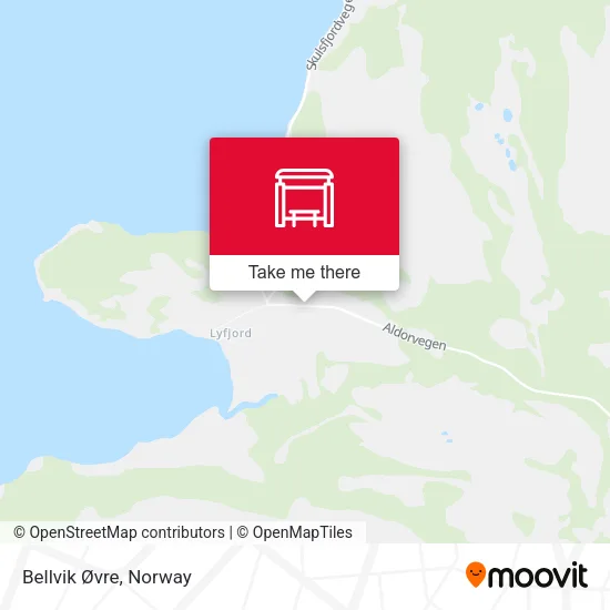 Bellvik Øvre map