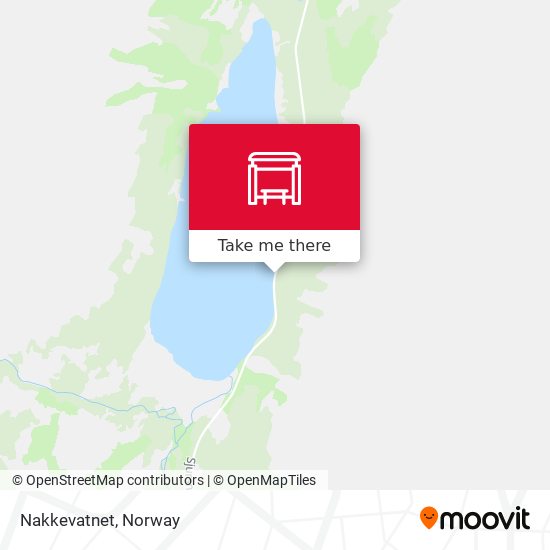 Nakkevatnet map