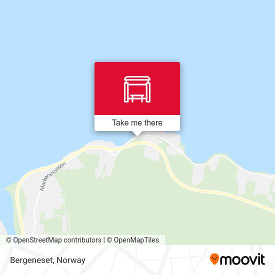 Bergeneset map