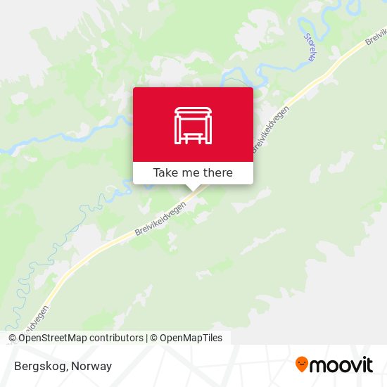 Bergskog map