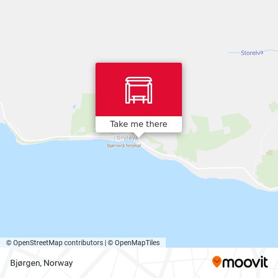 Bjørgen map