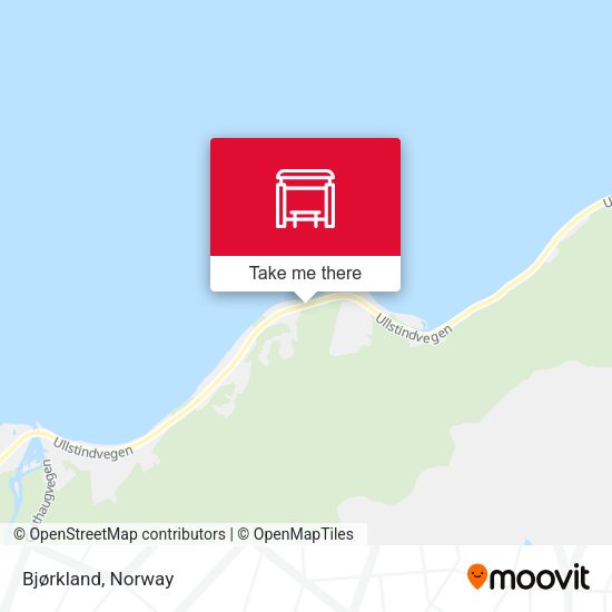 Bjørkland map