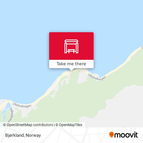 Bjørkland map