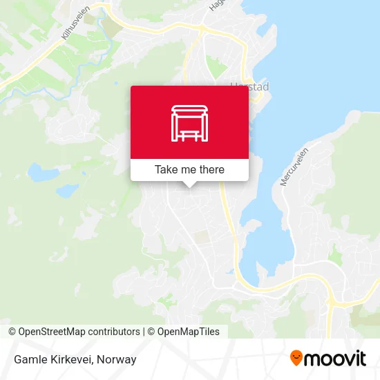 Gamle Kirkevei map