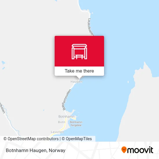 Botnhamn Haugen map
