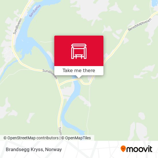 Brandsegg Kryss map