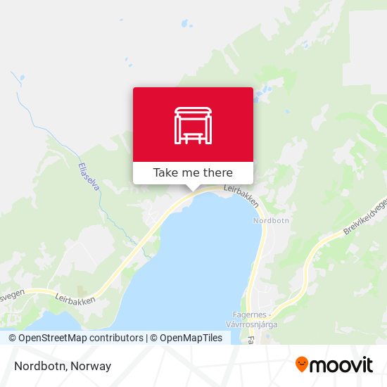 Nordbotn map