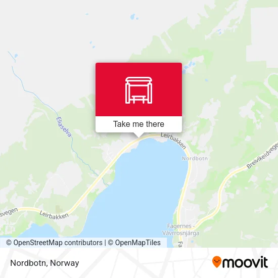 Nordbotn map
