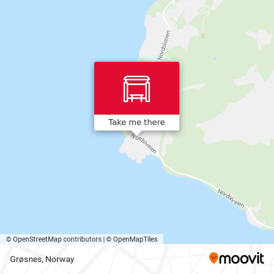 Grøsnes map