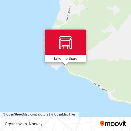 Grøsnesvika map
