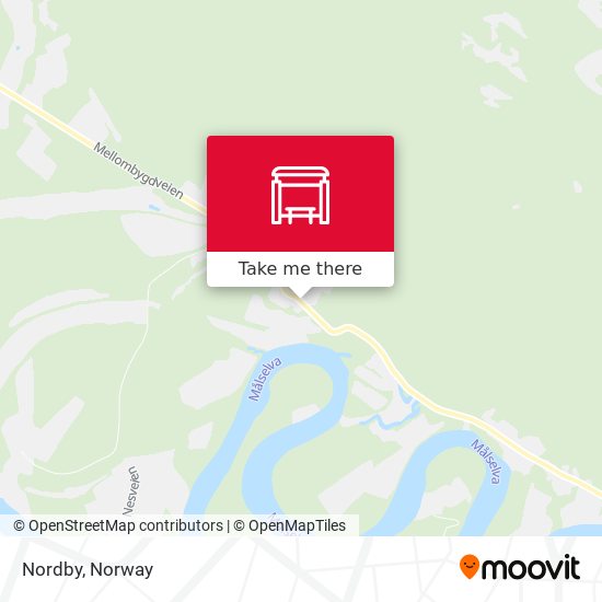 Nordby map