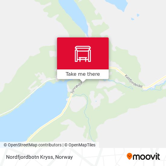 Nordfjordbotn Kryss map