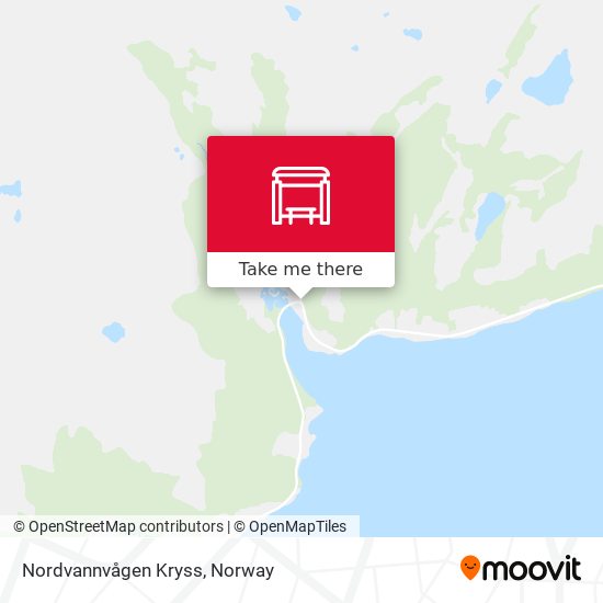 Nordvannvågen Kryss map