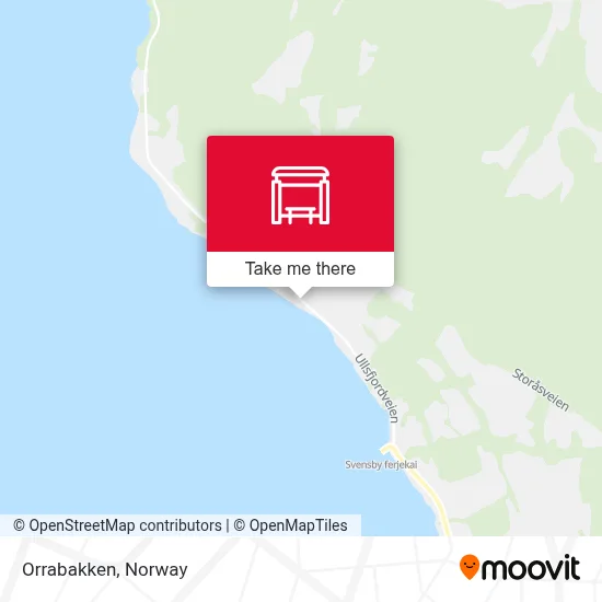 Orrabakken map