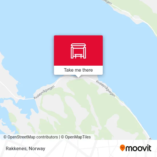 Rakkenes map