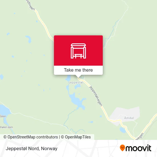Jeppestøl Nord map