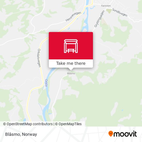 Blåsmo map