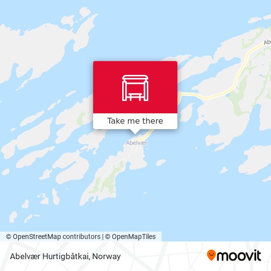 Abelvær Hurtigbåtkai map