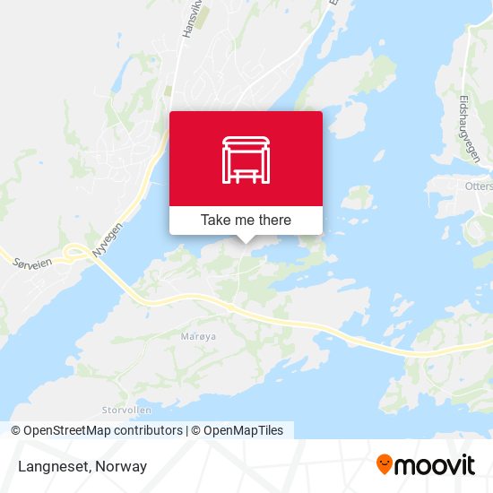 Langneset map