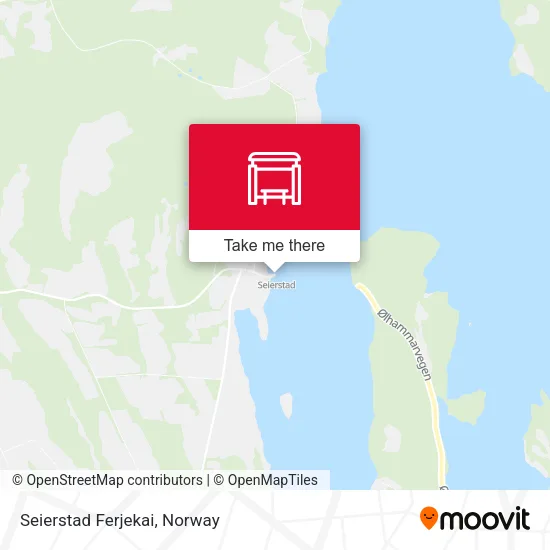 Seierstad Ferjekai map