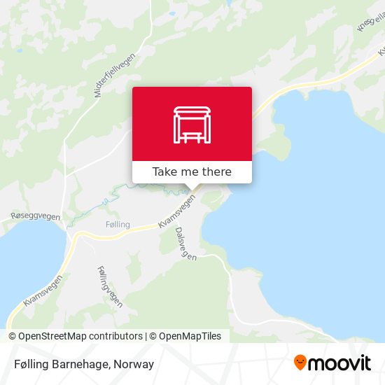 Følling Barnehage map