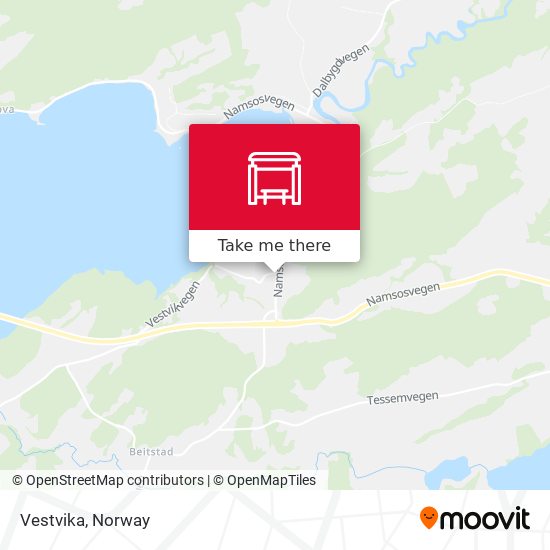 Vestvika map