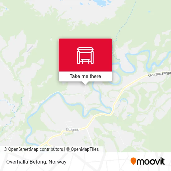 Overhalla Betong map