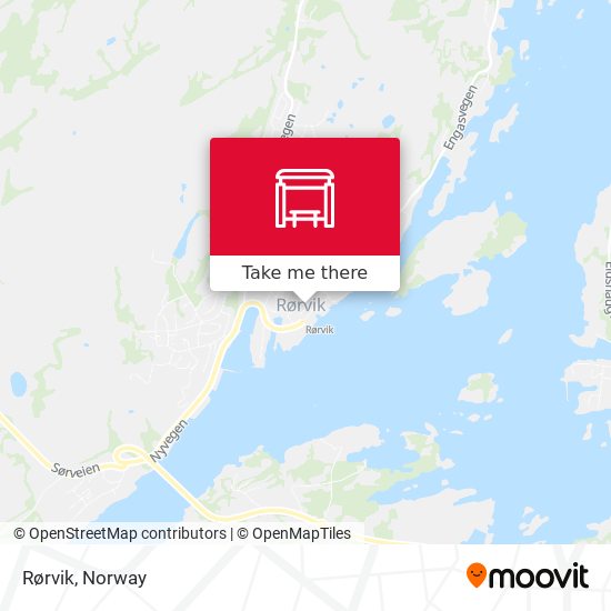 Rørvik map