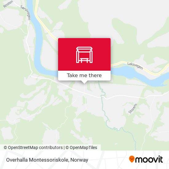 Overhalla Montessoriskole map
