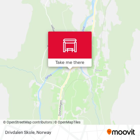 Drivdalen Skole map