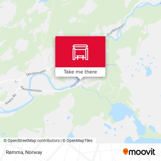 Rømma map