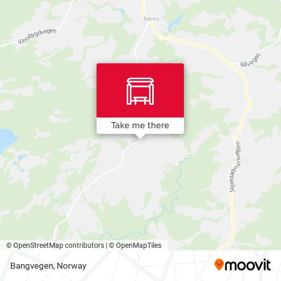 Bangvegen map