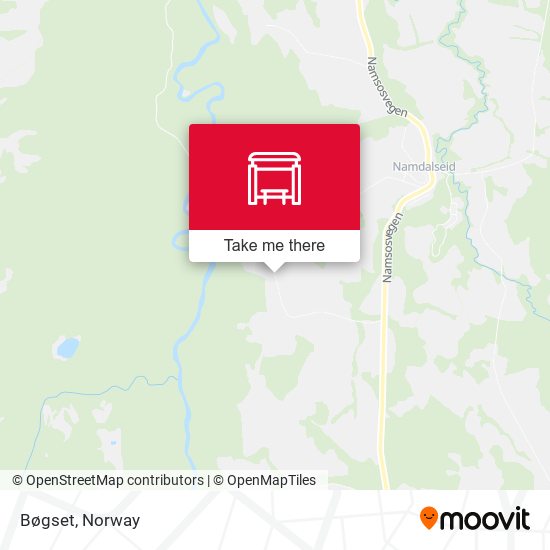 Bøgset map